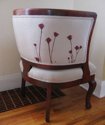 Reupholstering furniture is great for the planet because it keeps old 