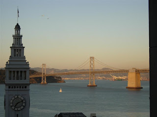 Hyatt Regency San Francisco room view of Bay Bridge