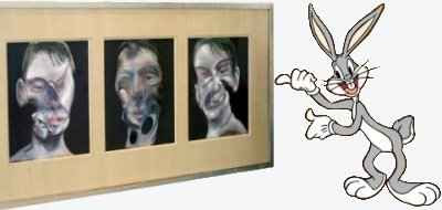 Francis Bacon - Three Studies for a Self Portrait & Professor Wabbit