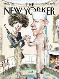 Barry Blitt - The Politics of Fear (The New Yorker cover 21 July 2008)