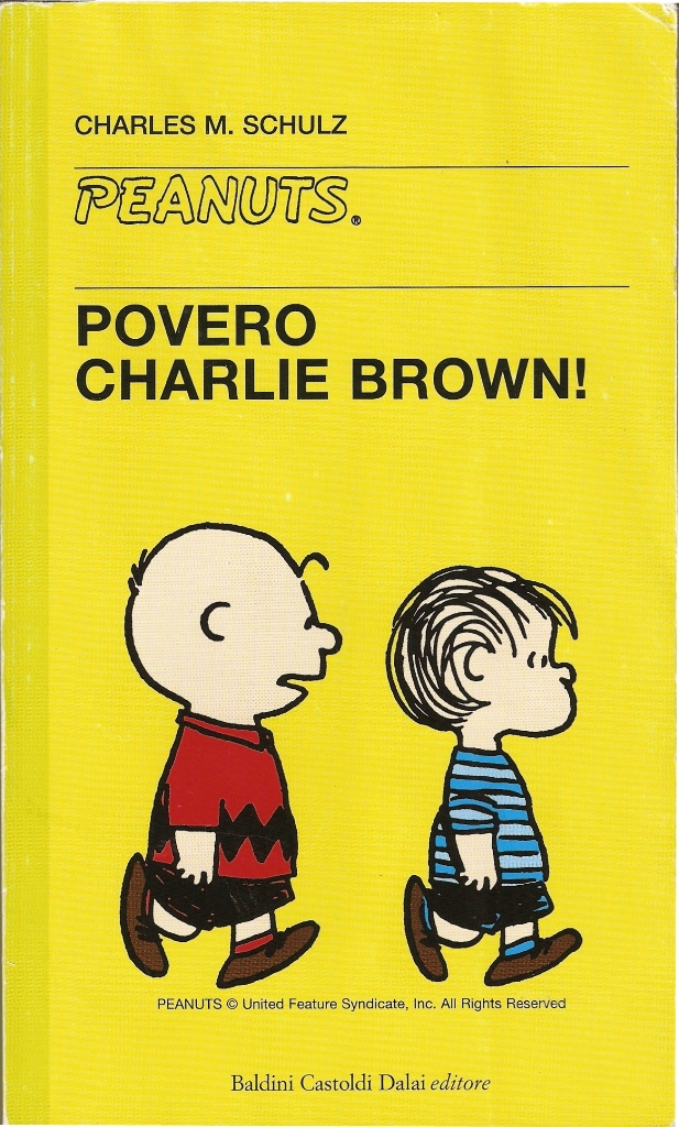 Povero Charlie Brown! book cover.