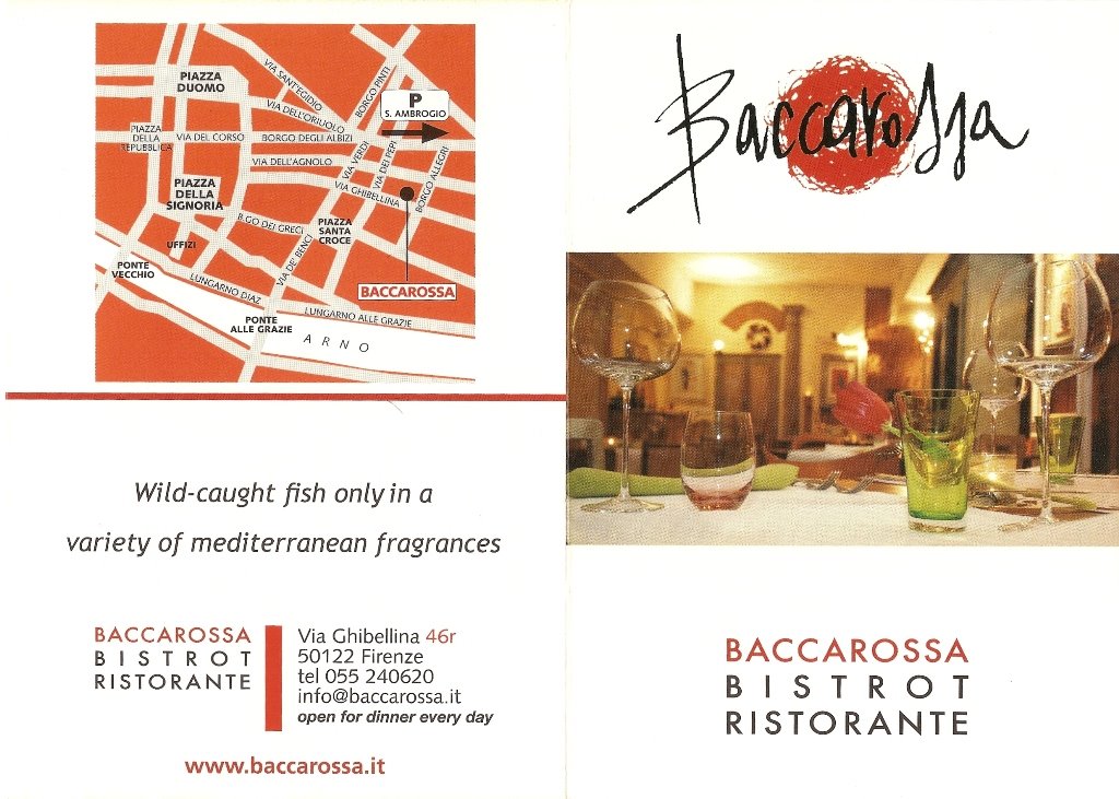 Baccarossa Business Card