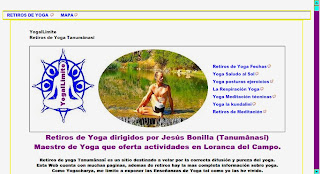 Retiros y vacaciones yoga en Loranca del Campo.