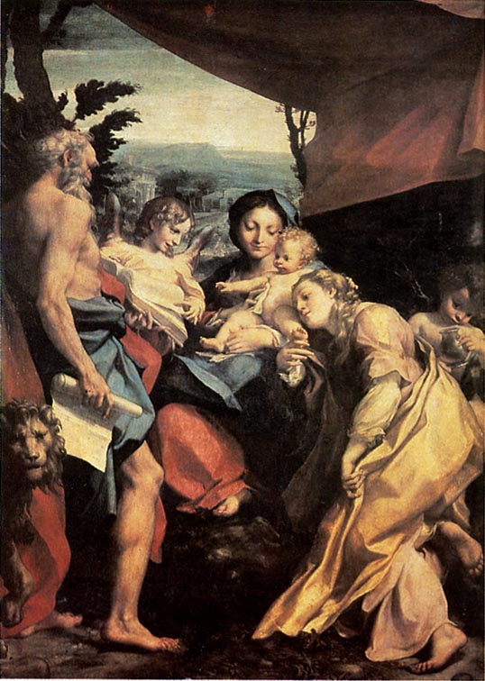 [Correggio+(Antonio+Allegri,+detto),+Madonna+di+San+Girolamo,+Parma,+Galleria+Nazionale,+1527-1528,+olio+su+tavola,+cm205+x+141.jpg]