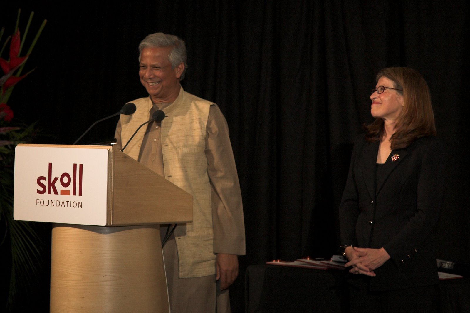 Muhammad Yunus and Sally Osberg