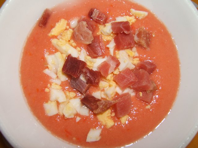 Salmorejo Cordobés / Soupe froide typique de la province de Cordoue