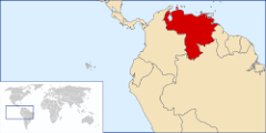 Ubicación geográfica de Venezuela