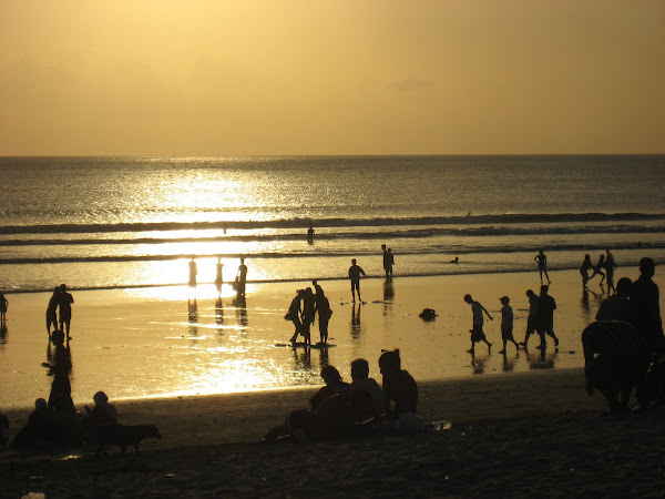 Sunset at Bali, Kuta Beach