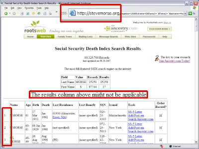 Screen Image of Automated-Agent Search