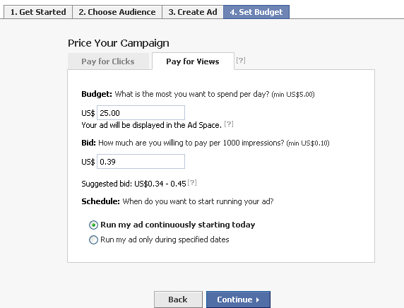 Setting Facebook Ad Budget