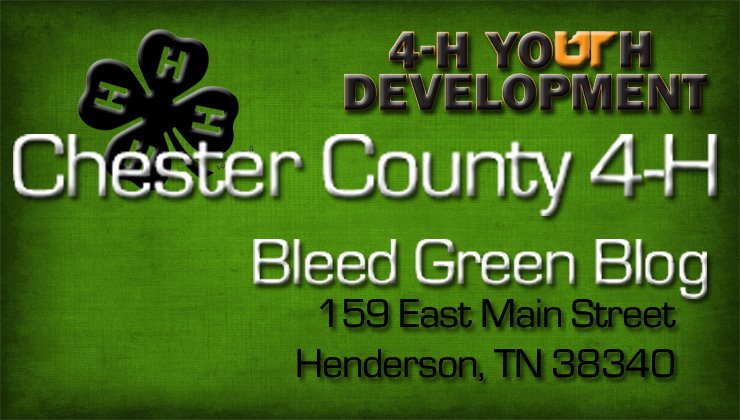Chester County Bleed Green Blog