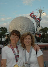 Me and my baby sister after running at WDW.