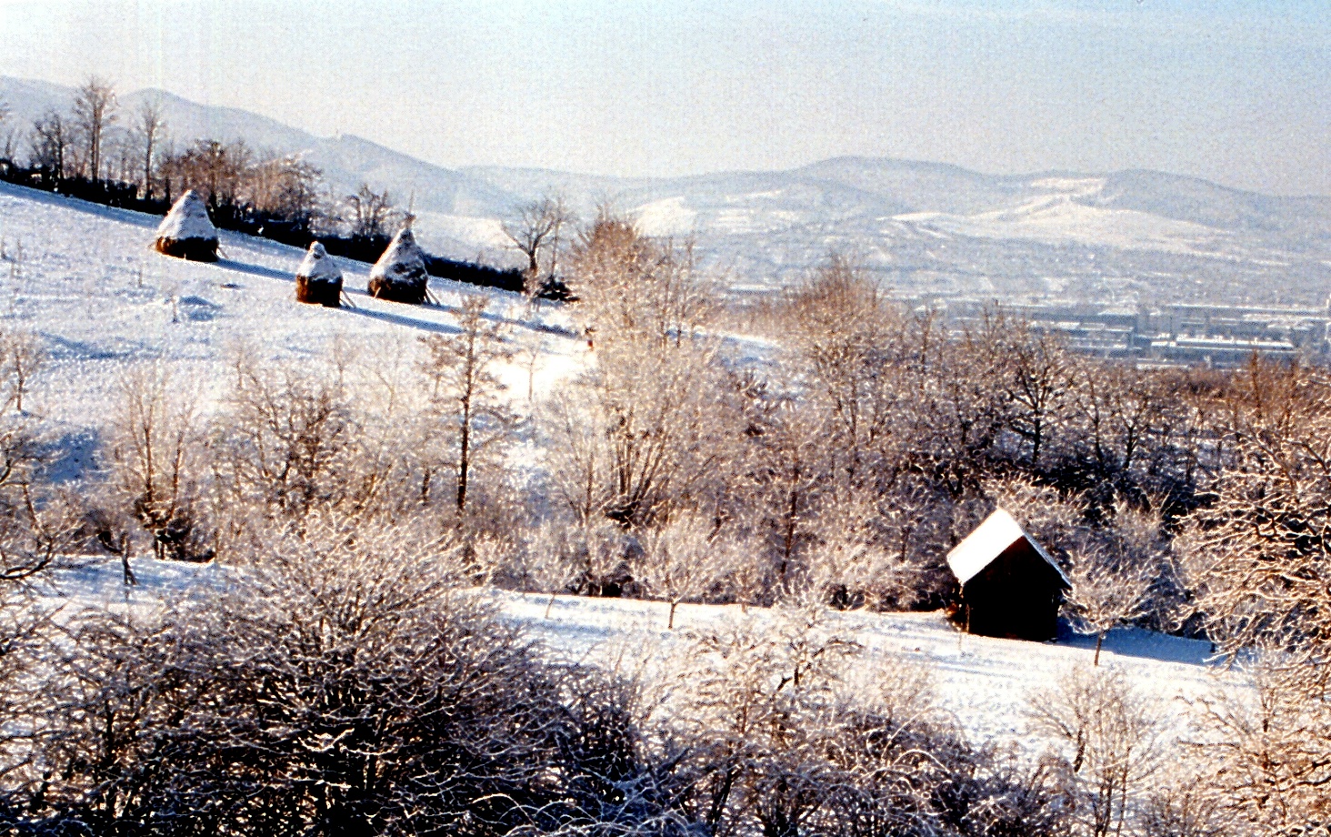 Iarna în Transilvania