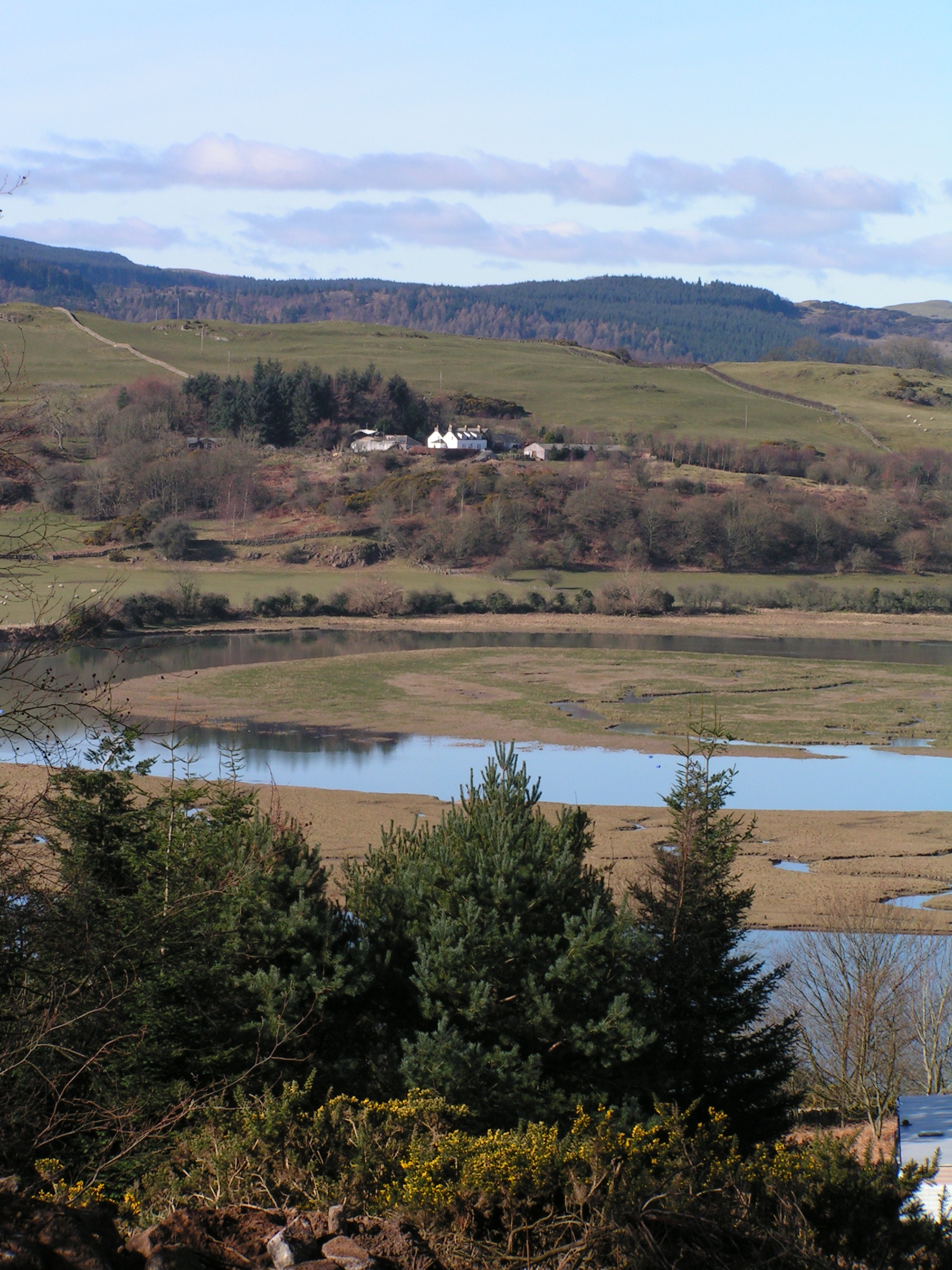 North Glen, Overlooking the double bends of the Urr Water