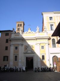 San Silvestro in Capite on Piazza San Silvestro