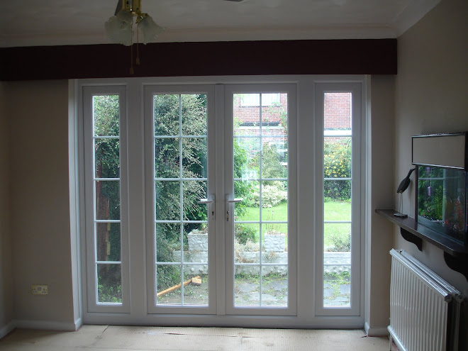 Inside View French Doors with Astrigal Bar