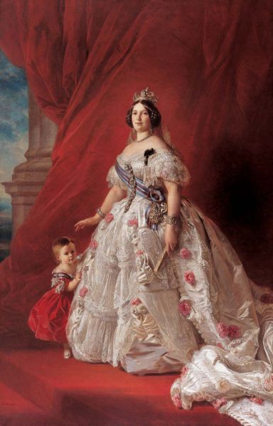 [384px-Queen_Isabella_II_of_Spain_by_Franz_Xavier_Winterhalter,_1852.jpg]