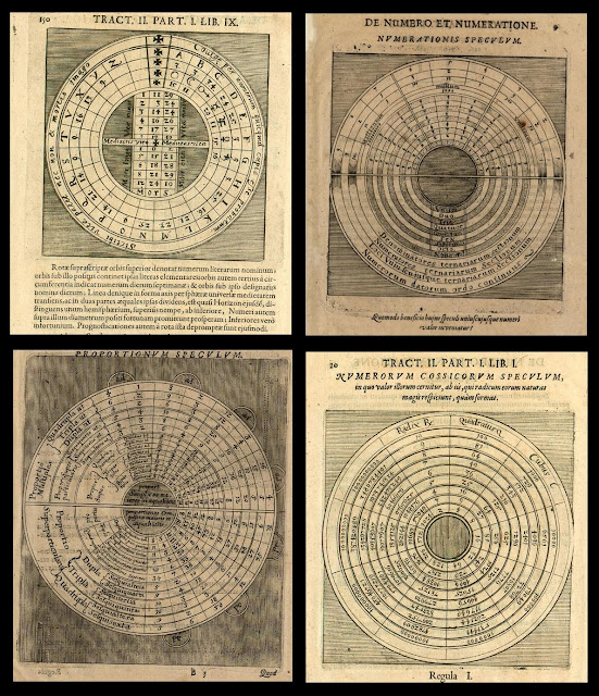 Mathematical Maps - Pars I Liber Nonus p150 - Pars I Liber Primus p9 - Pars I Liber Primus p13 - Pars I Liber Primus p20