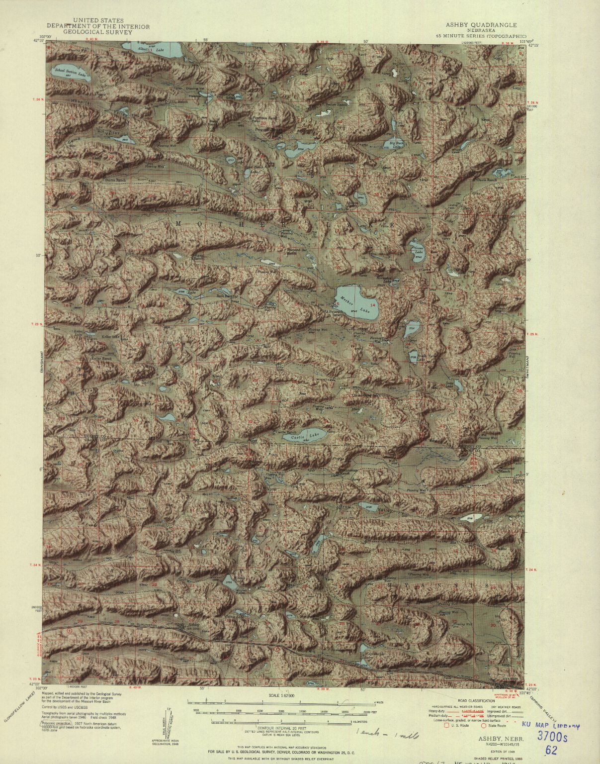 Ashby Nebrasaka Geological Survey 1955