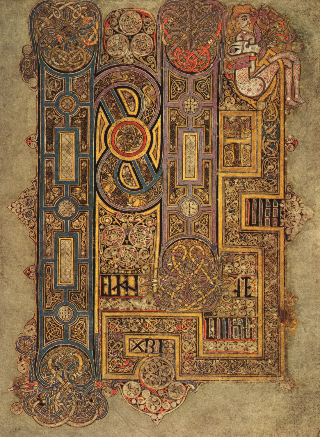 The Book of Kells - illuminated page