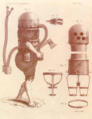 The first diving suit