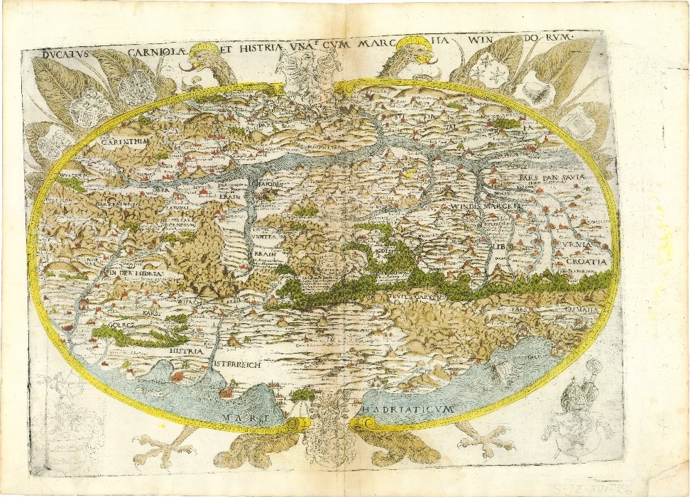 map - Ducatus Carniolae