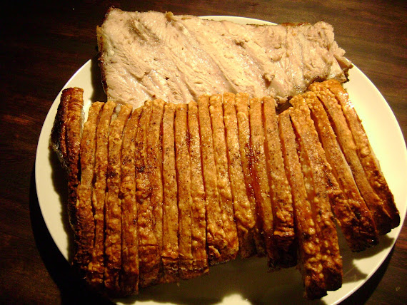 Roast tenderloin of pork,Ribben-ovenstegte