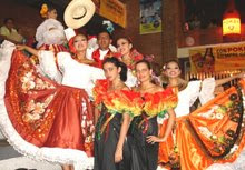 Opitas y bailarines de Barranquilla