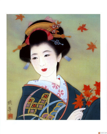 [Japanese-Geisha-in-Fall-Leaves-Giclee-Print-C11815635.jpg]