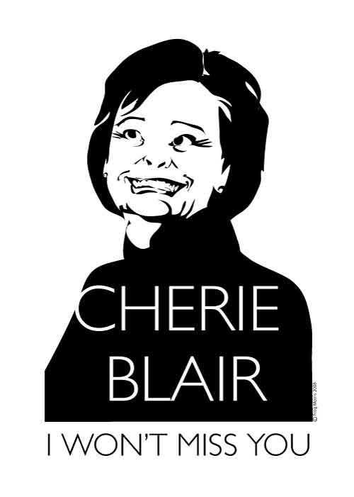 Cherie Blair I Wont Miss You Cartoon