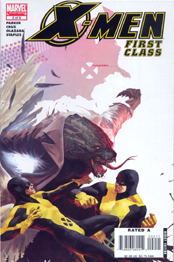 BEAST tangles with another green manimal, the LIZARD in X-MEN: FIRST CLASS #2!