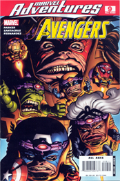 MODOK has his hands full when he brings the AVENGERS to his level: As seen in MARVEL ADVENTURES AVENGERS #9!