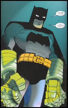 The Kryptonite gloves are on when FRANK MILLER writes and draws BATMAN: As seen in DARK KNIGHT STRIKES AGAIN #1!