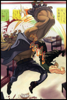 GUILE delivers some justice to BIRDIE in the pages of UDON's STREET FIGHTER #1!