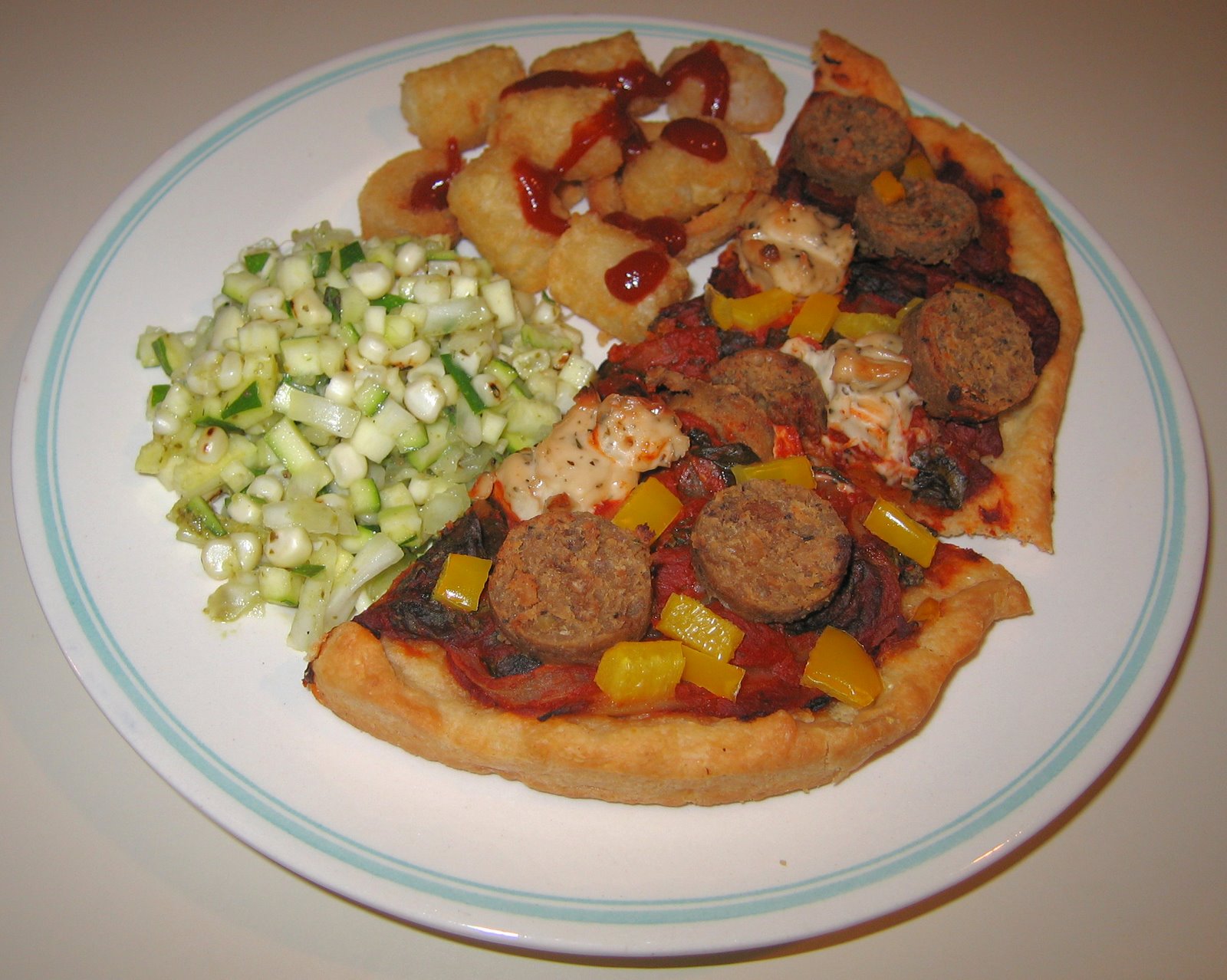 [20080524+Leftover+Spinach+Deep-Dish+Pizza,+Zucchini-Corn+Salad.jpg]