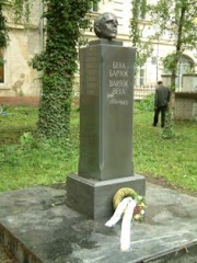 Statuia lui Bela Bartok in Vinogradov(Ucraina)