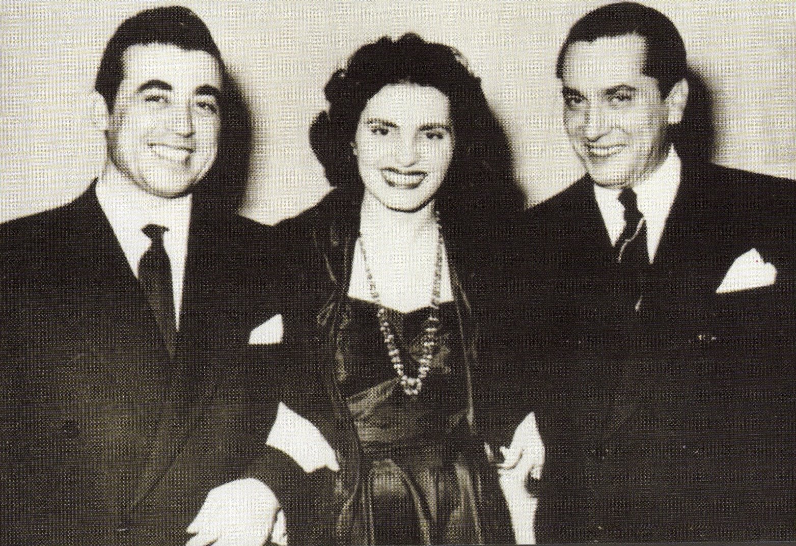 Amalia, Jaime Santos e il chitarrista Santos Moreira, 1952