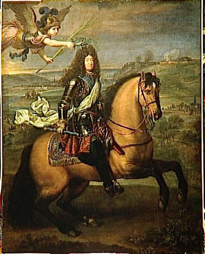 [Pierre+Mignard,+Louis+XIV+à+cheval+couronné+par+la+victoire.jpg]