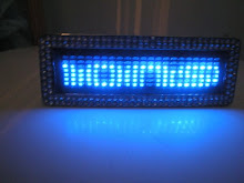 LED word panels in accessories