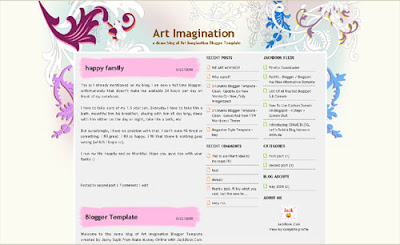 Art Imagination Blogger Xml Templates