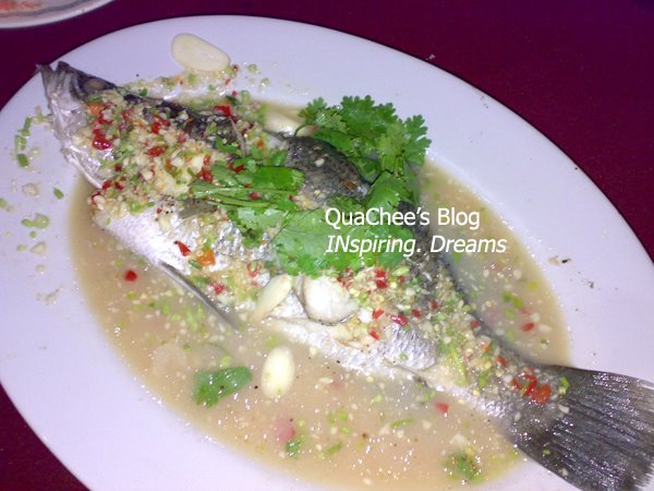 thai food, thailand - steam fish