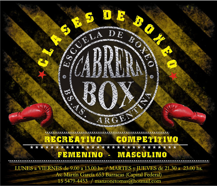 CABRERA BOX - Escuela de Boxeo -