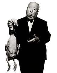 Alfred Hitchcock with the Bird