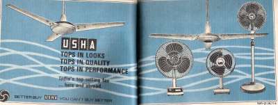 Old Ad for Usha fan