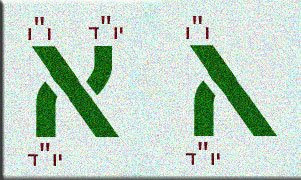 The  Sign  Gimel Hebrew letter