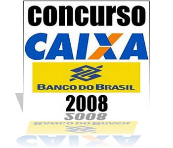 Apostilas da Caixa Federal e do Banco do Brasil - Concursos 2008