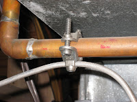 water hammer, water knocking primarily affects copper pipes