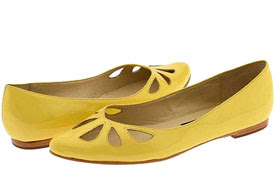 The Glam Guide: Glam Finder: Yellow Patent Ballerina Flats