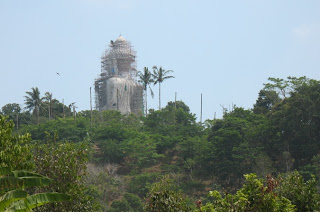 View of the Big Buddha from the restaurant