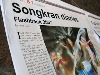 Jamie's Phuket Songkran 2007 in the Phuket Post